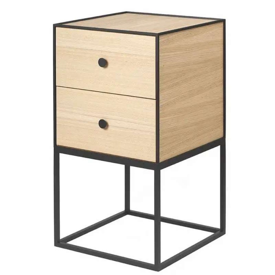 Side & End Tables * | By Lassen Frame 35 Sideboard With 2 Drawers, Oak