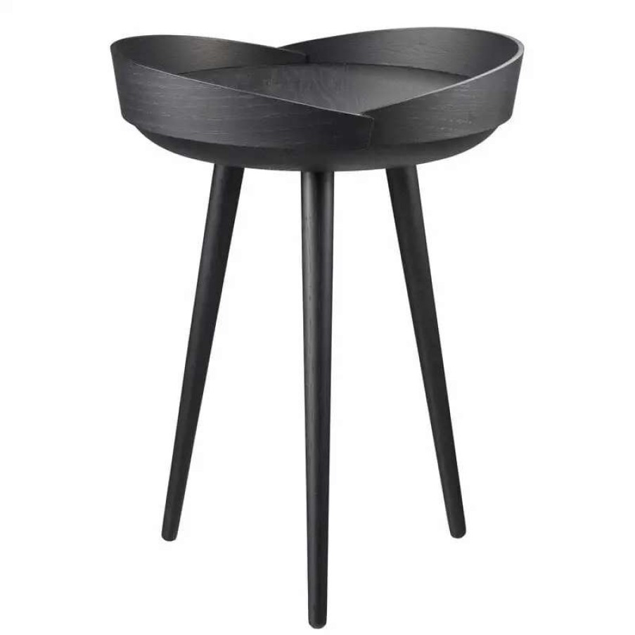 Side & End Tables * | Fdb Mobler D106 Bakkedal Side Table, Black Painted Oak