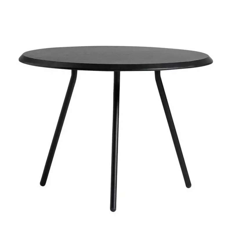 Side & End Tables * | Woud Soround Coffee Table, 60 Cm, H. 44,5 Cm, Black Painted Ash