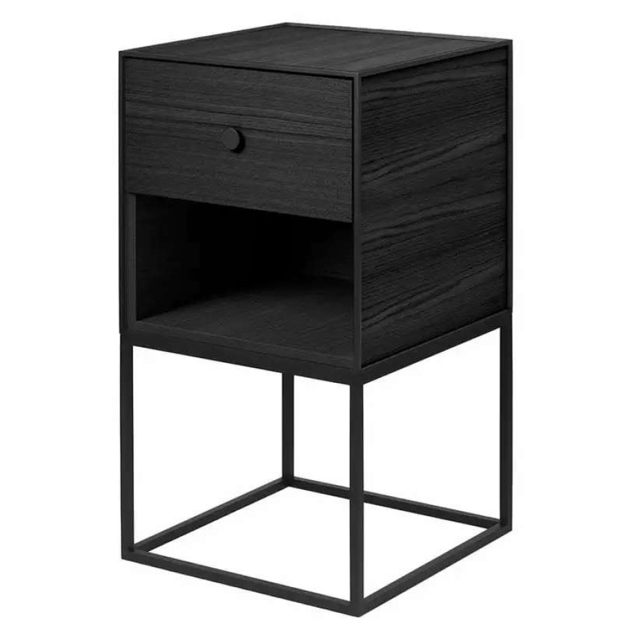 Side & End Tables * | By Lassen Frame 35 Sideboard With 1 Drawer, Black Stained Ash