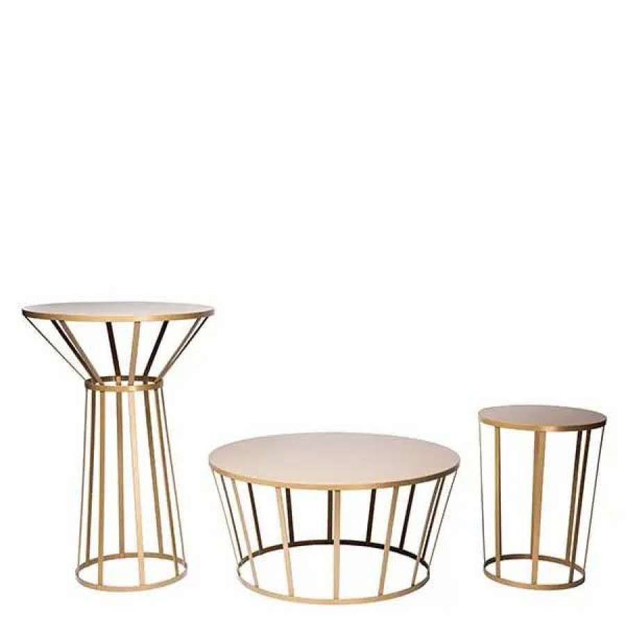 Side & End Tables * | Petite Friture Hollo Table, Gold