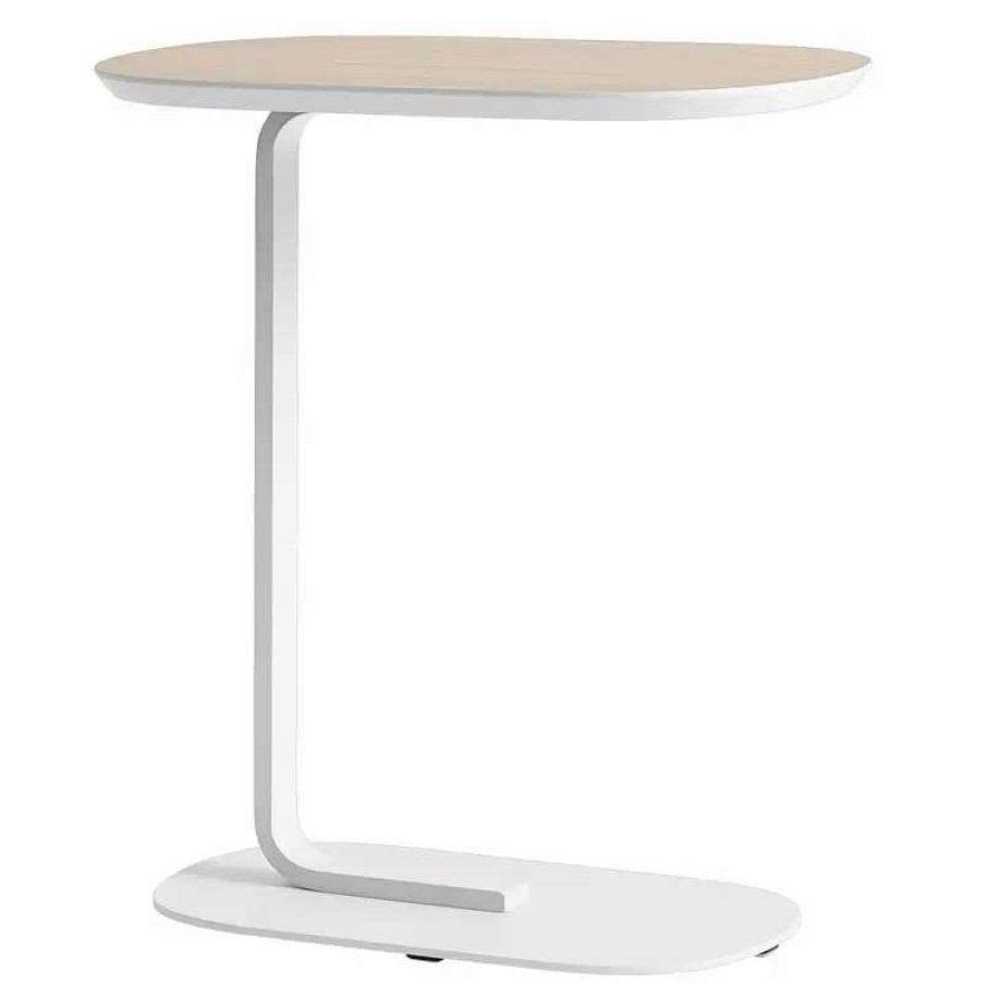 Side & End Tables * | Muuto Relate Side Table, H. 60,5 Cm, Oak Off White