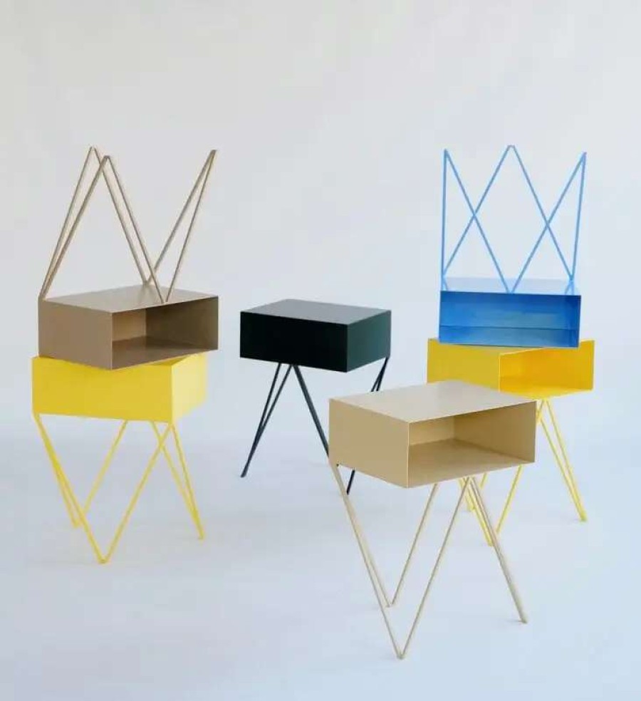 Side & End Tables * | &New Robot Side Table, Yellow