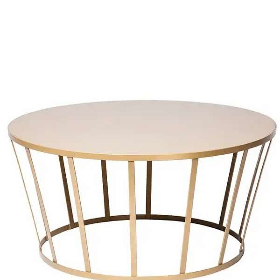 Coffee Tables * | Petite Friture Hollo Coffee Table, Gold