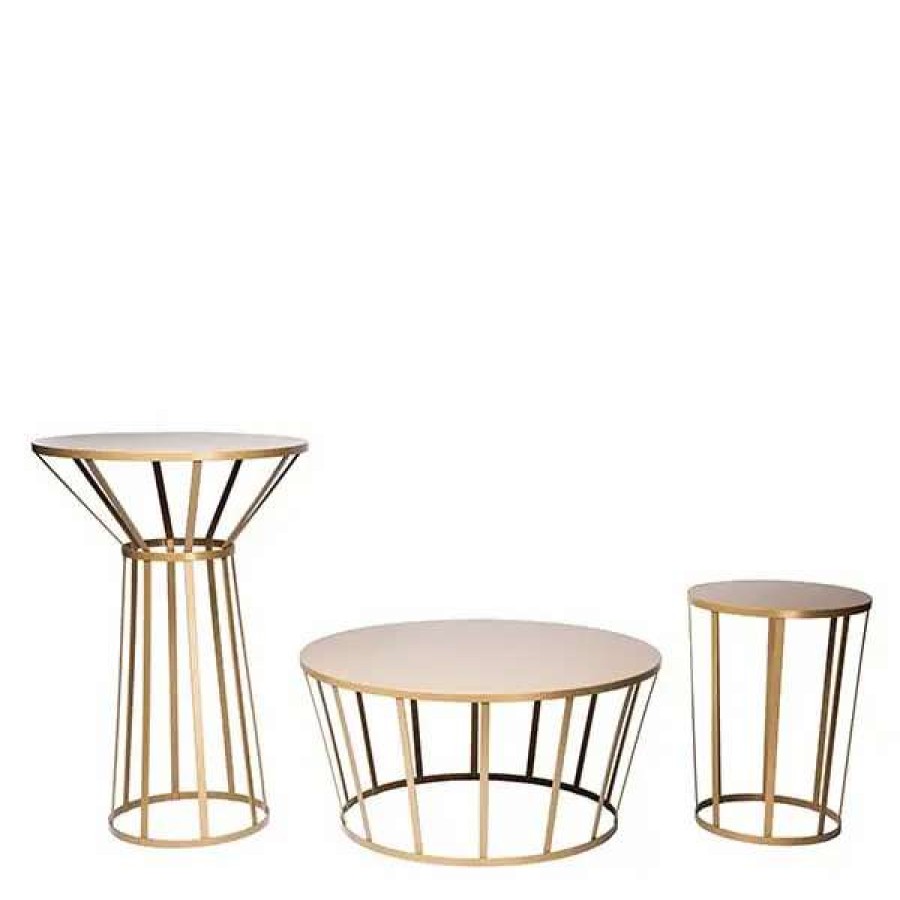 Coffee Tables * | Petite Friture Hollo Coffee Table, Gold