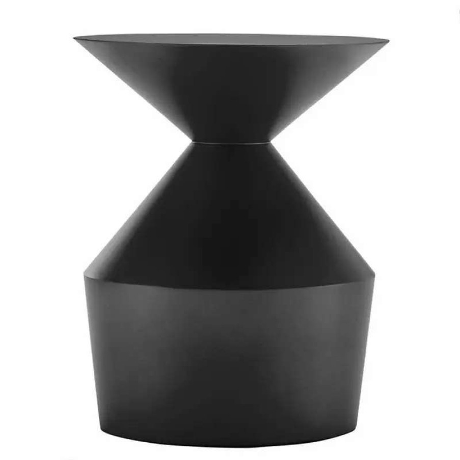 Side & End Tables * | Viccarbe Shape Low Table O, Matt Black