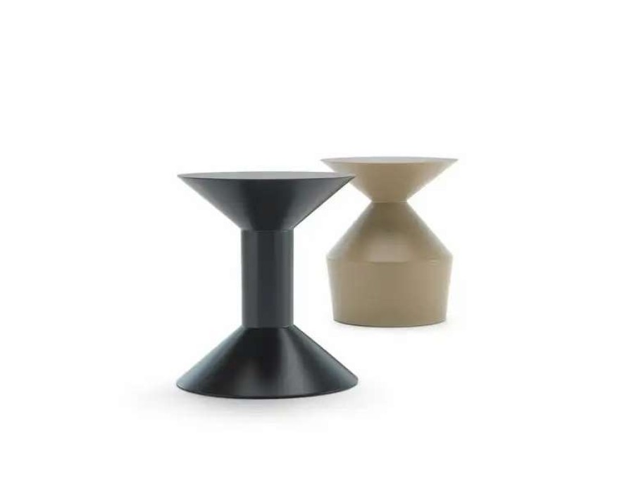 Side & End Tables * | Viccarbe Shape Low Table O, Matt Black