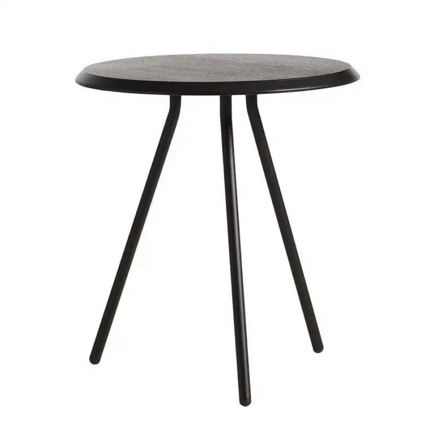 Side & End Tables * | Woud Soround Side Table, 45 Cm, Black Painted Ash