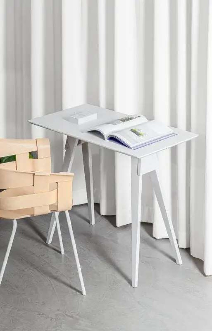 Side & End Tables * | Design House Stockholm Arco Side Table, White