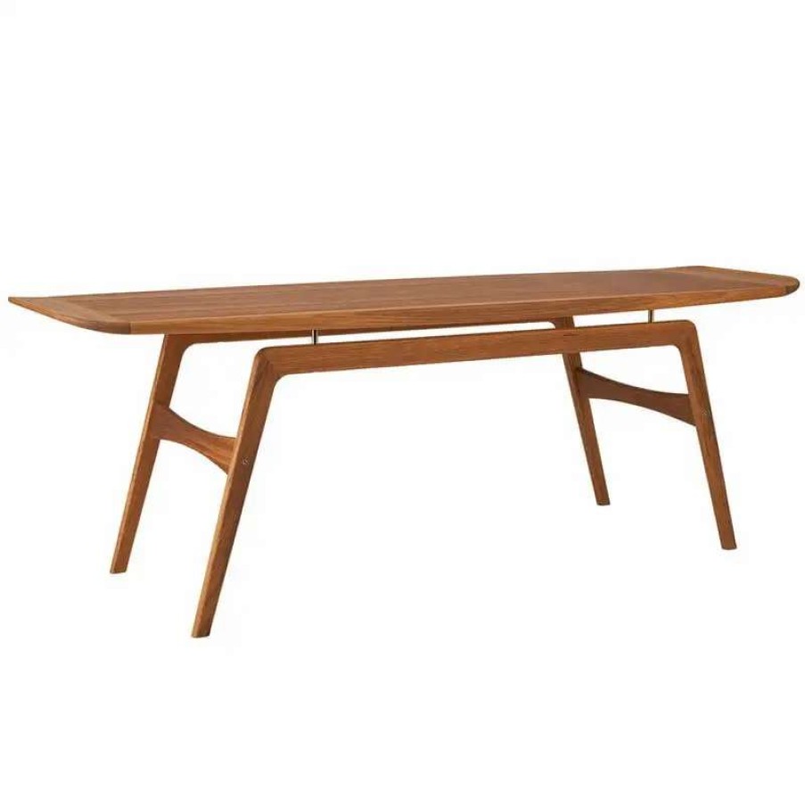 Coffee Tables * | Warm Nordic Surfboard Coffee Table, Teak