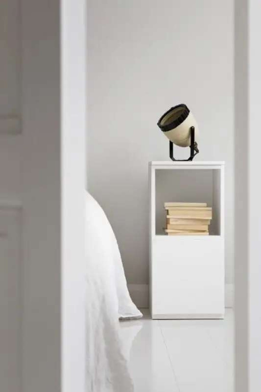 Nightstands * | Lundia Fuuga Nightstand, White