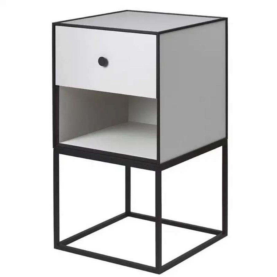 Side & End Tables * | By Lassen Frame 35 Sideboard With 1 Drawer, Light Grey