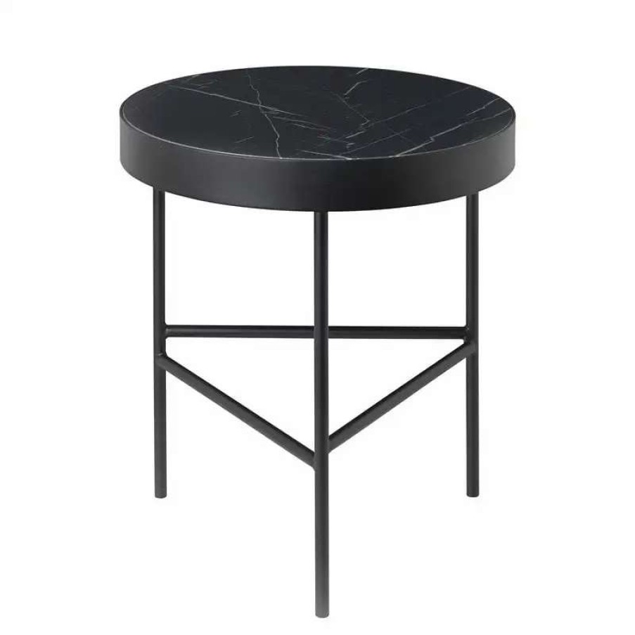 Coffee Tables * | Ferm Living Marble Table, Medium, Black