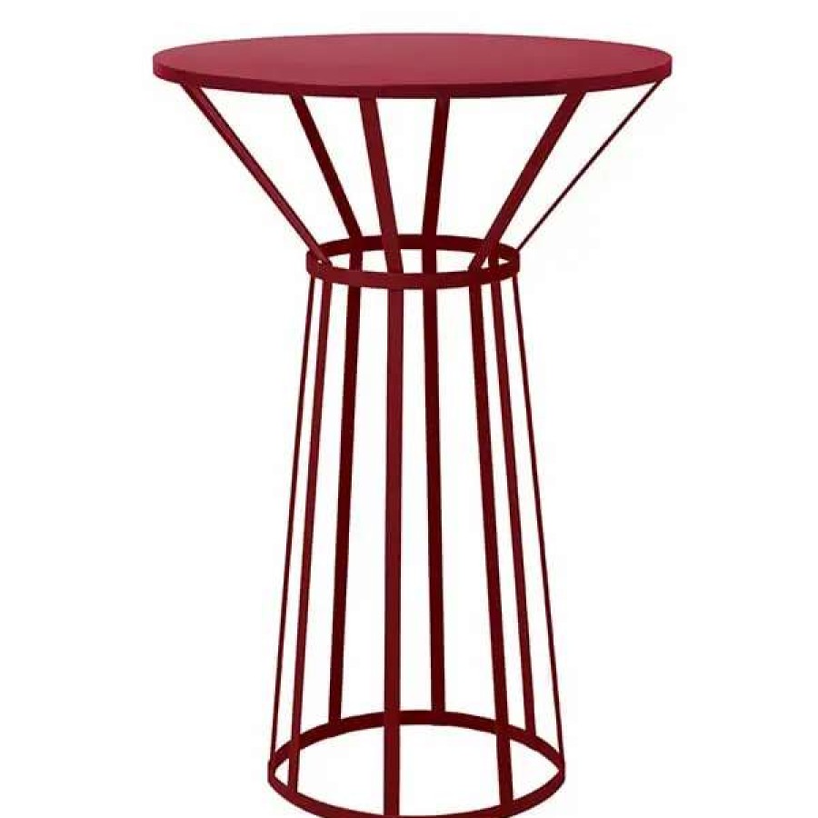 Side & End Tables * | Petite Friture Hollo Table, Burgundy