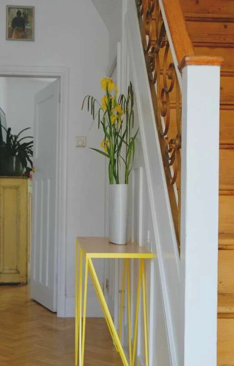 Desks * | &New Giraffe Console Table, Yellow