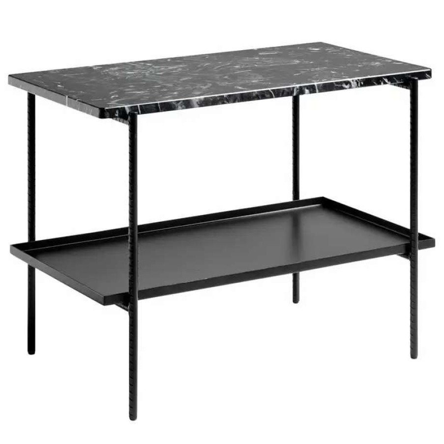 Side & End Tables * | Hay Rebar Side Table, 75 X 44 Cm, Black Black Marble