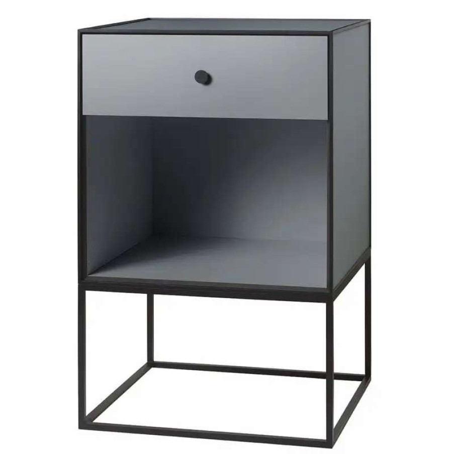 Side & End Tables * | By Lassen Frame 49 Sideboard With 1 Drawer, Dark Grey