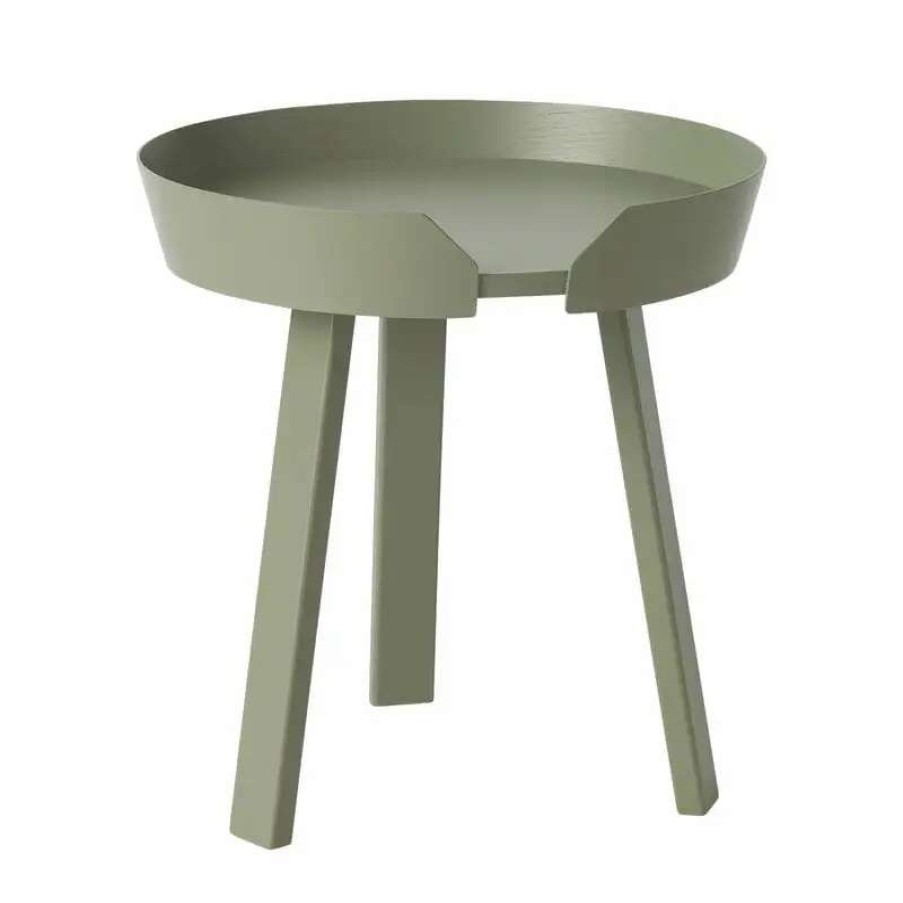 Coffee Tables * | Muuto Around Coffee Table, Small, Dusty Green