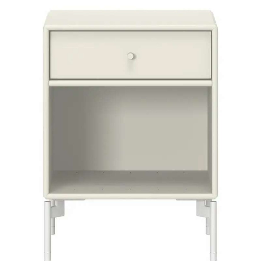 Nightstands * | Montana Furniture Dream Nightstand, Snow Legs 150 Vanilla