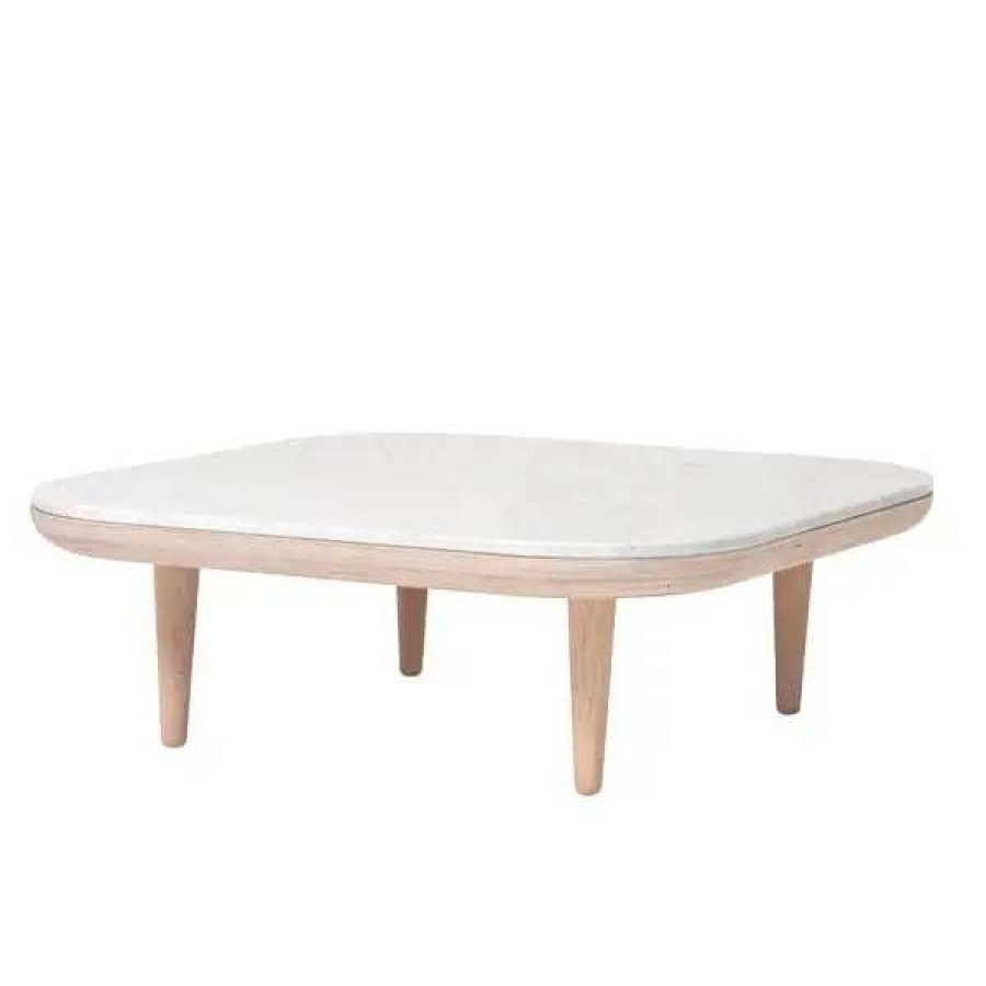 Coffee Tables * | &Tradition Fly Sc4 Coffee Table, White Marble