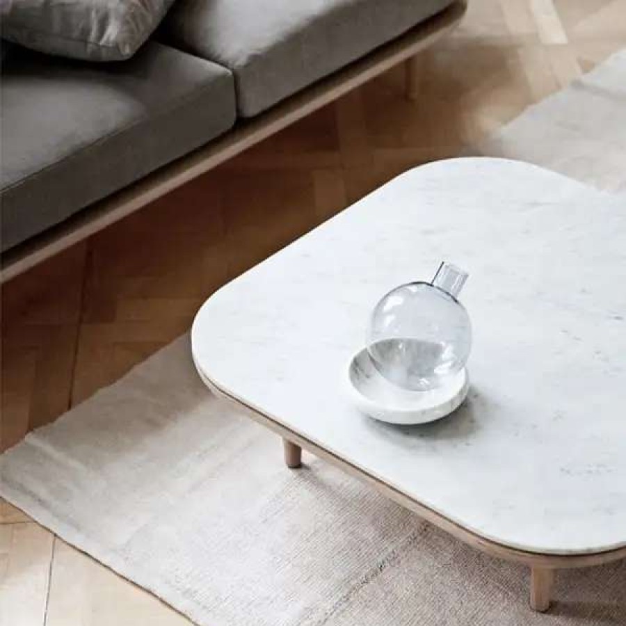 Coffee Tables * | &Tradition Fly Sc4 Coffee Table, White Marble