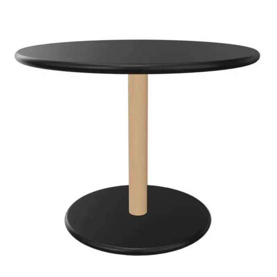 Side & End Tables * | Viccarbe Common Low Table, 60 Cm, Matt Beech Black