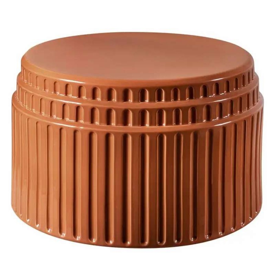 Coffee Tables * | Miniforms Kolos Coffee Table, Terracotta Glazed