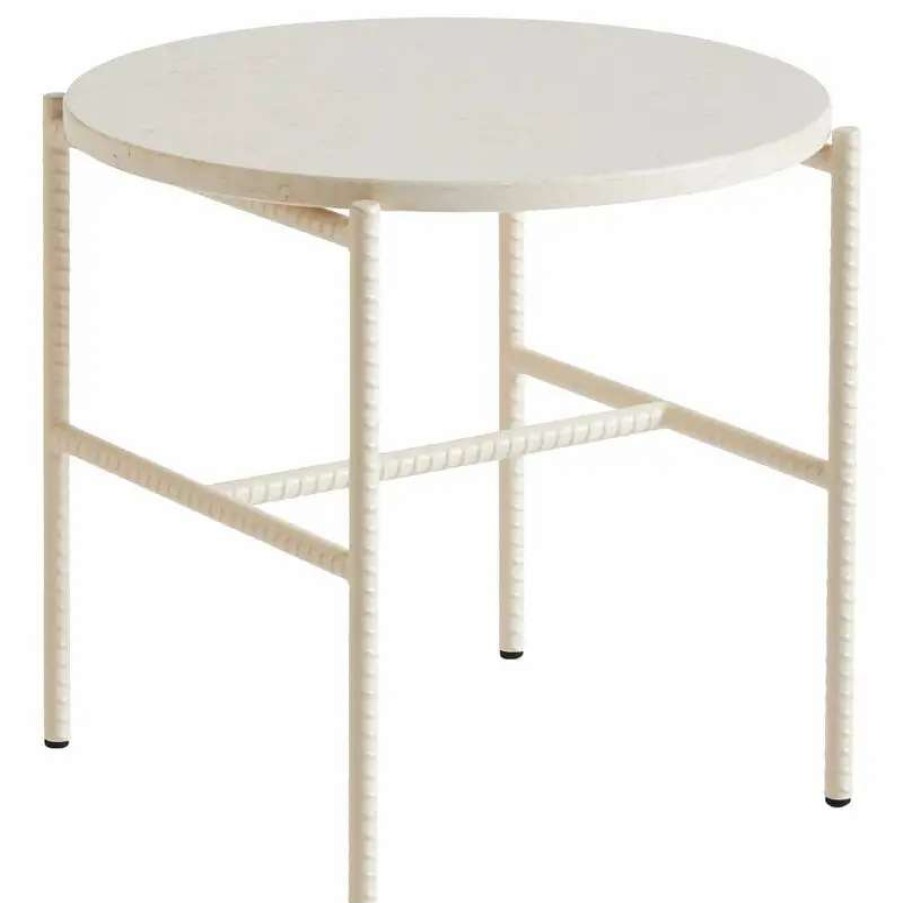 Side & End Tables * | Hay Rebar Side Table, 45 Cm, Alabaster Beige Marble