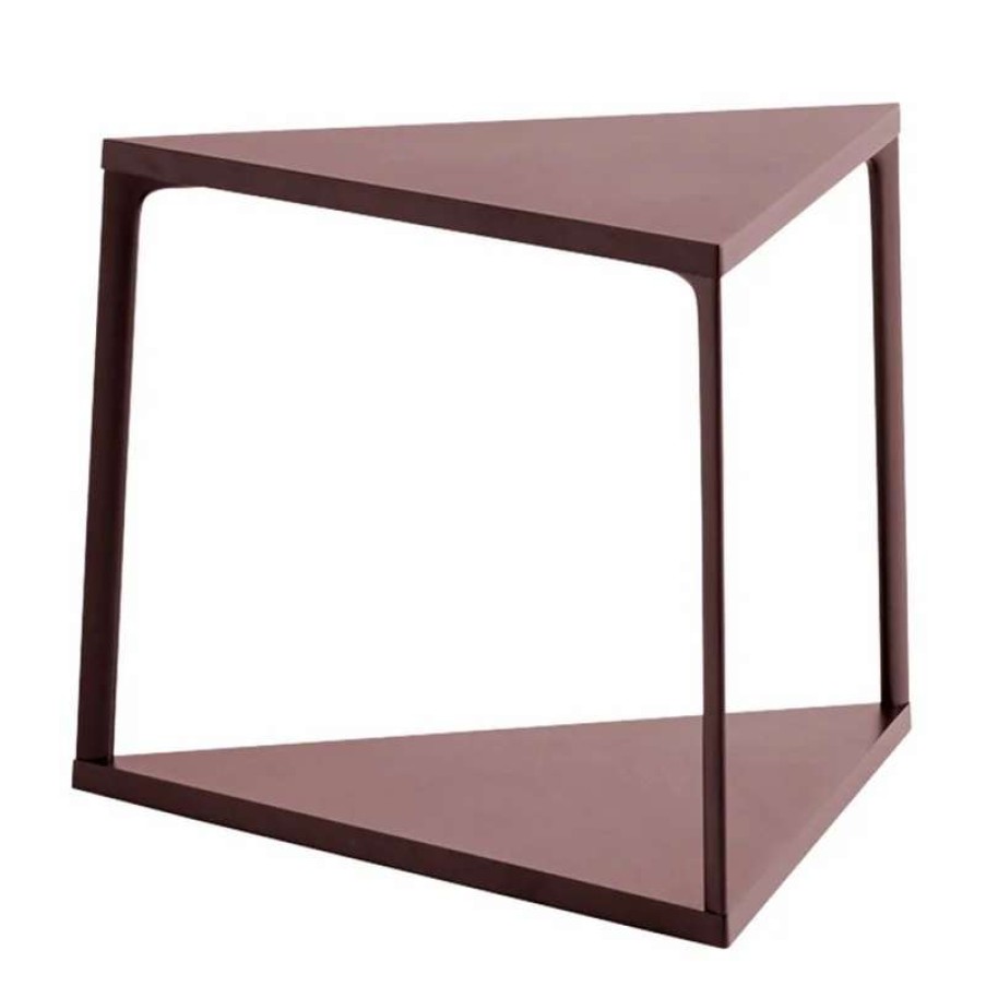 Side & End Tables * | Hay Eiffel Side Table 52 X 52 Cm, Triangle, Dark Brick