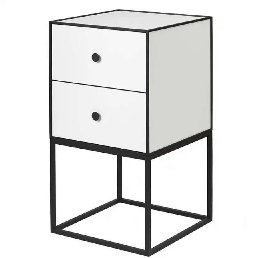 Side & End Tables * | By Lassen Frame 35 Sideboard With 2 Drawers, White