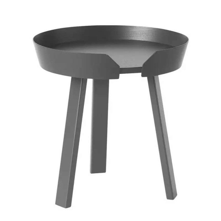 Coffee Tables * | Muuto Around Coffee Table, Small, Anthracite