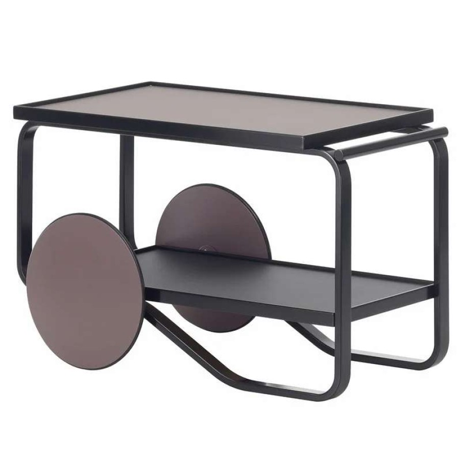 Kitchen Carts & Trolleys * | Artek Aalto Tea Trolley 901, All Black