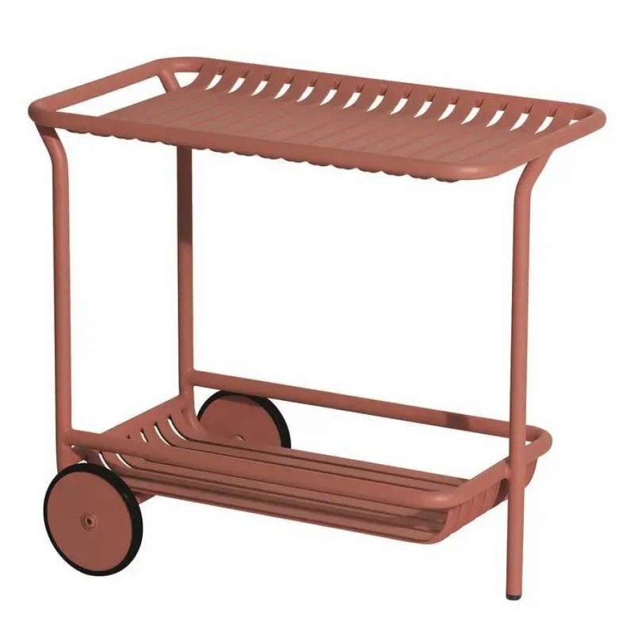 Kitchen Carts & Trolleys * | Petite Friture Week-End Trolley, Terracotta