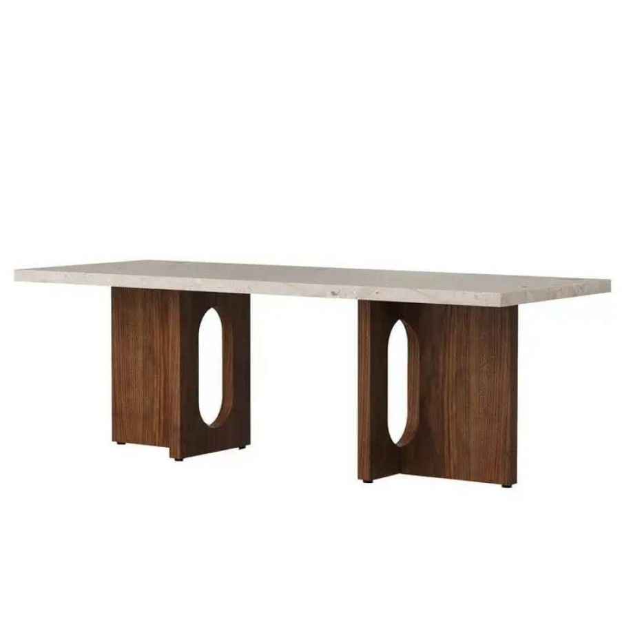 Coffee Tables * | Menu Androgyne Lounge Table, Walnut Kunis Breccia Stone