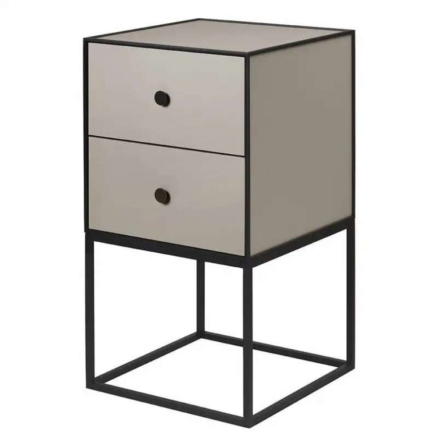 Side & End Tables * | By Lassen Frame 35 Sideboard With 2 Drawers, Sand