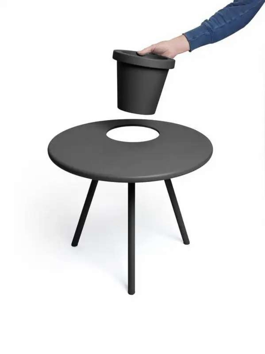 Side & End Tables * | Fatboy Bakkes Side Table With Pot, Anthracite