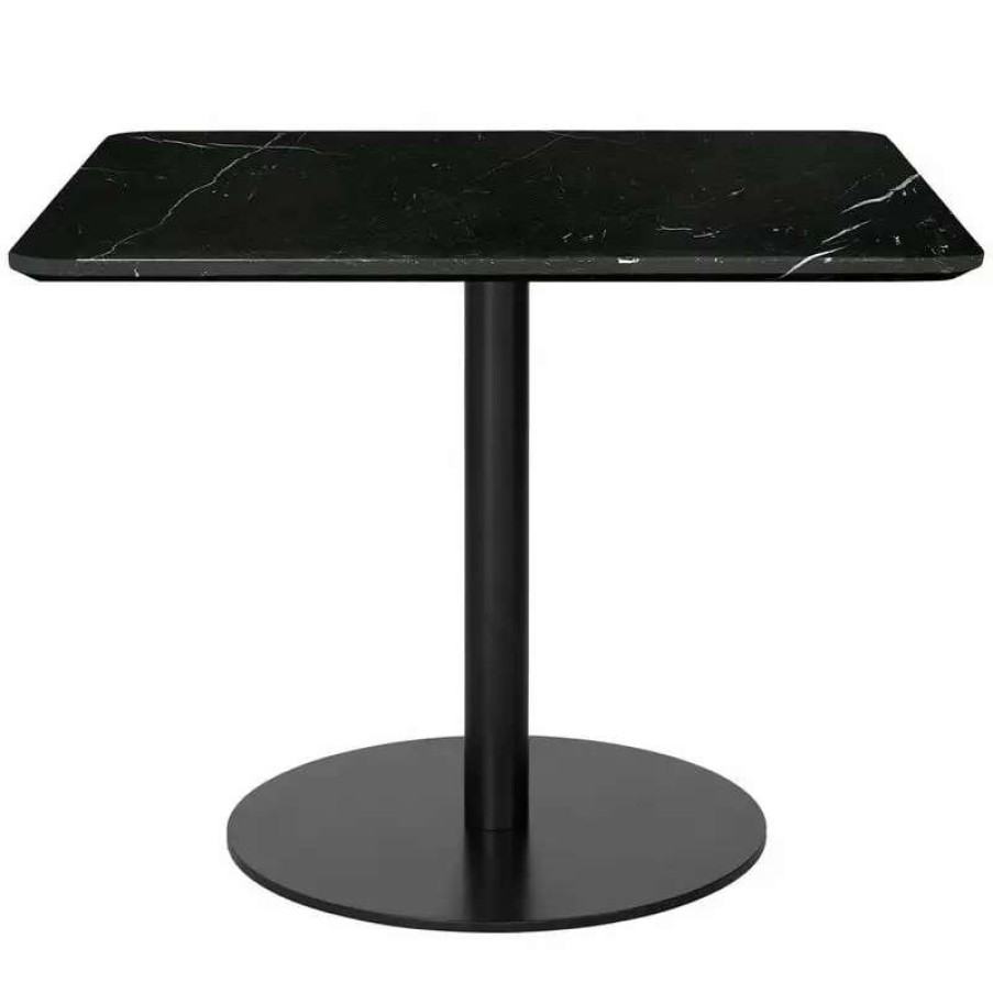 Coffee Tables * | Gubi Gubi 1.0 Lounge Table, 80 80 Cm, Black Black Marble