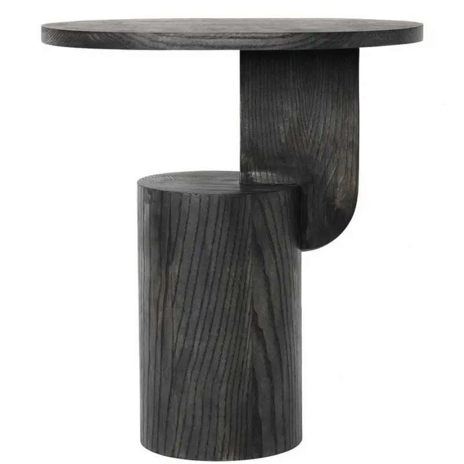 Side & End Tables * | Ferm Living Insert Side Table, Black Stained Ash