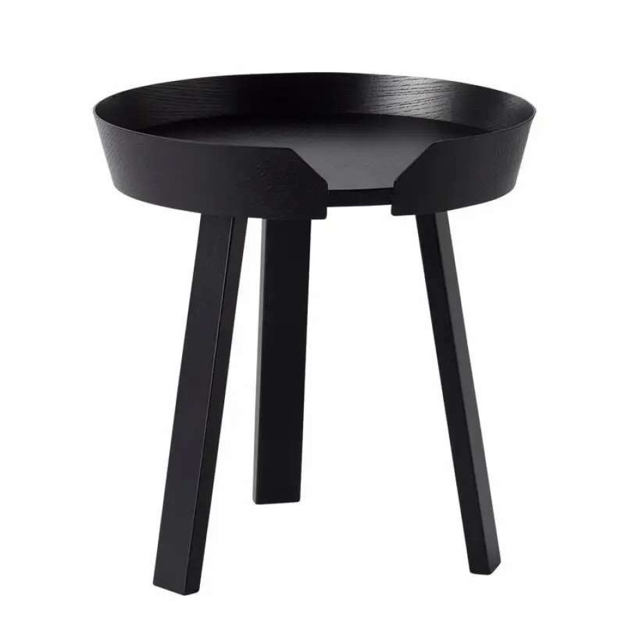 Coffee Tables * | Muuto Around Coffee Table, Small, Black