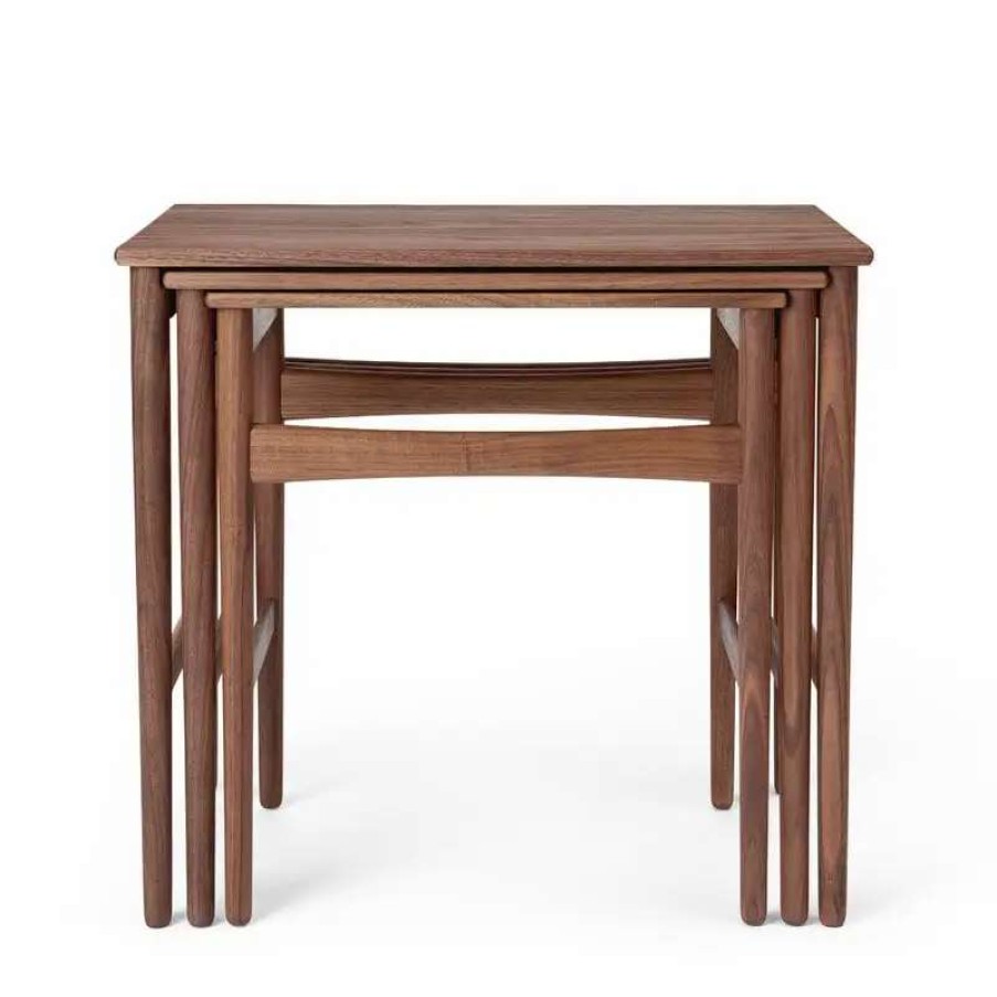 Side & End Tables * | Carl Hansen & Son Ch004 Nesting Tables, Oiled Walnut