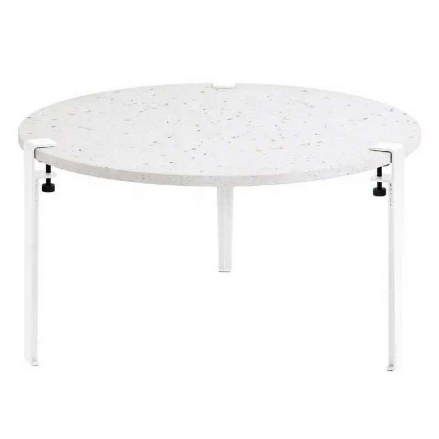 Coffee Tables * | Tiptoe Venezia Coffee Table, Cloudy White