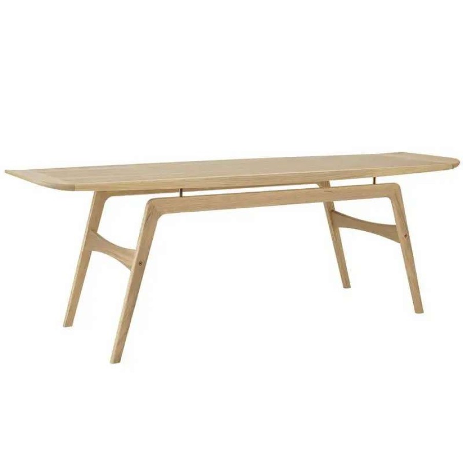 Coffee Tables * | Warm Nordic Surfboard Coffee Table, Oak