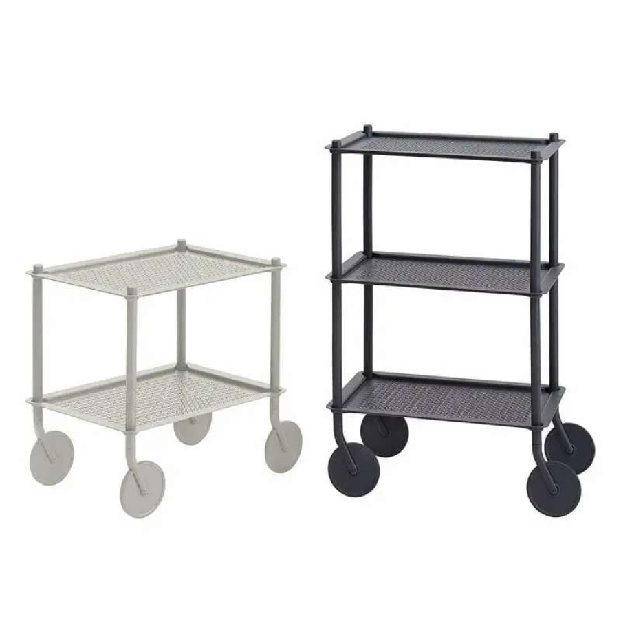 Kitchen Carts & Trolleys * | Muuto Flow Trolley, 2-Layer, Grey