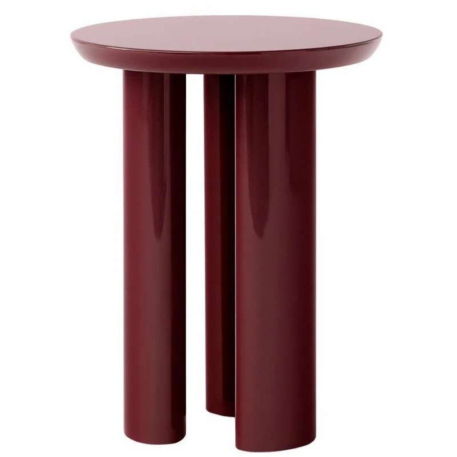 Side & End Tables * | &Tradition Tung Ja3 Side Table, Burgundy Red