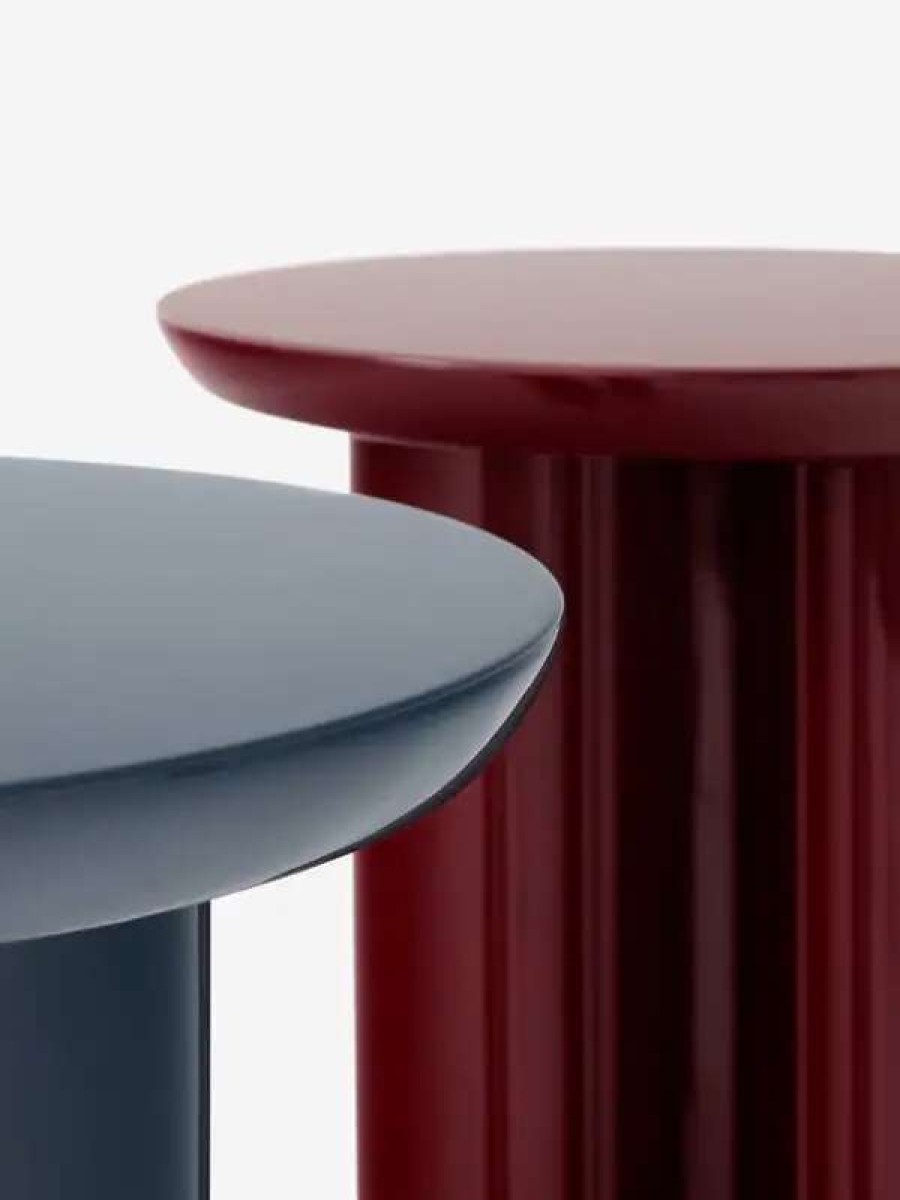 Side & End Tables * | &Tradition Tung Ja3 Side Table, Burgundy Red