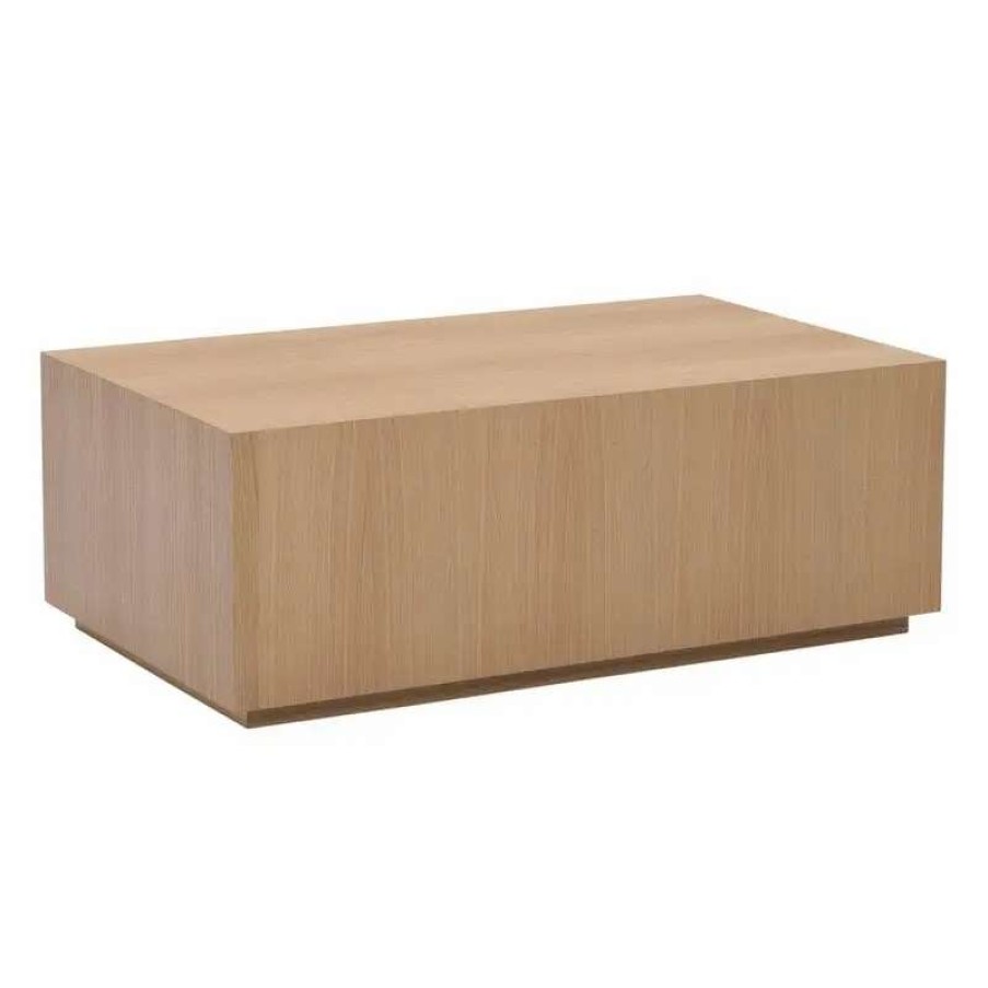 Coffee Tables * | Interface Box Coffee Table, 90 X 50 X 35 Cm, Oak