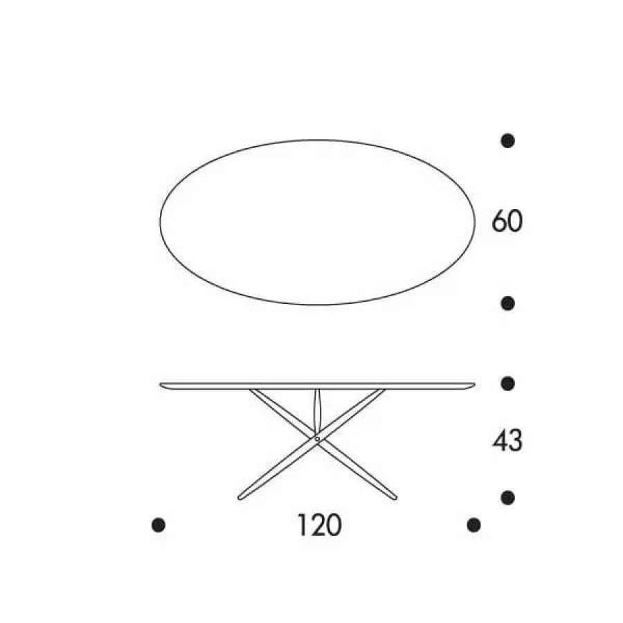 Coffee Tables * | Artek Ovalette Table, Walnut