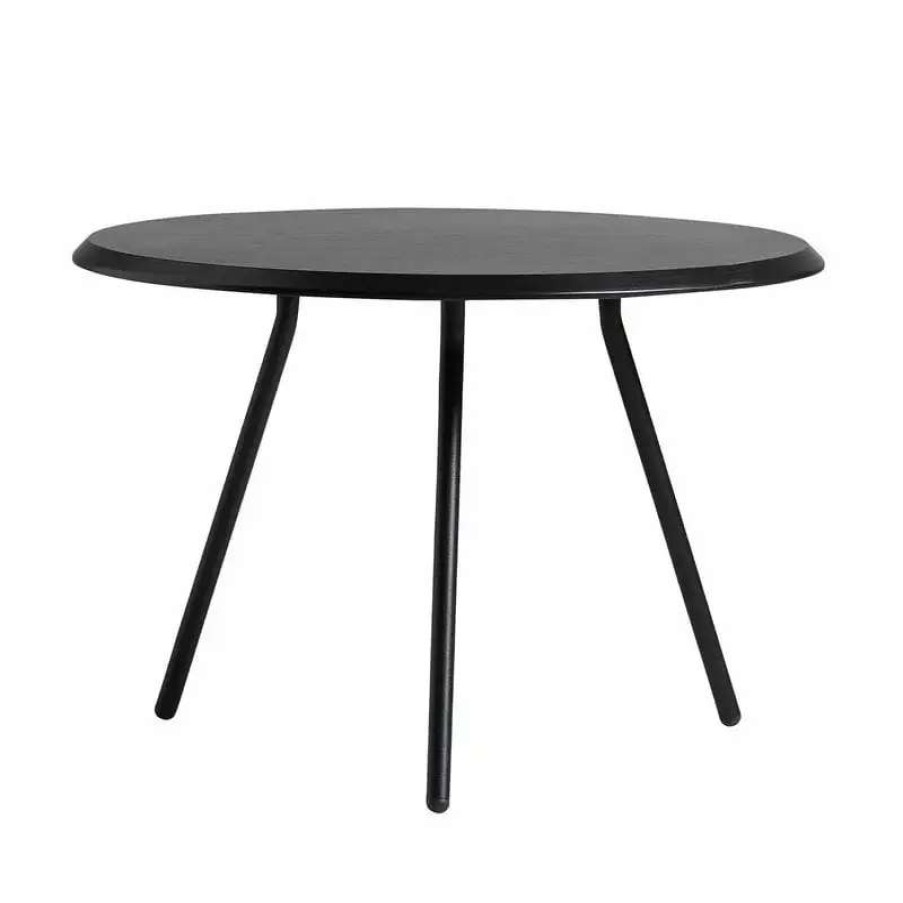 Side & End Tables * | Woud Soround Coffee Table, 60 Cm, H. 40,5 Cm, Black Painted Ash