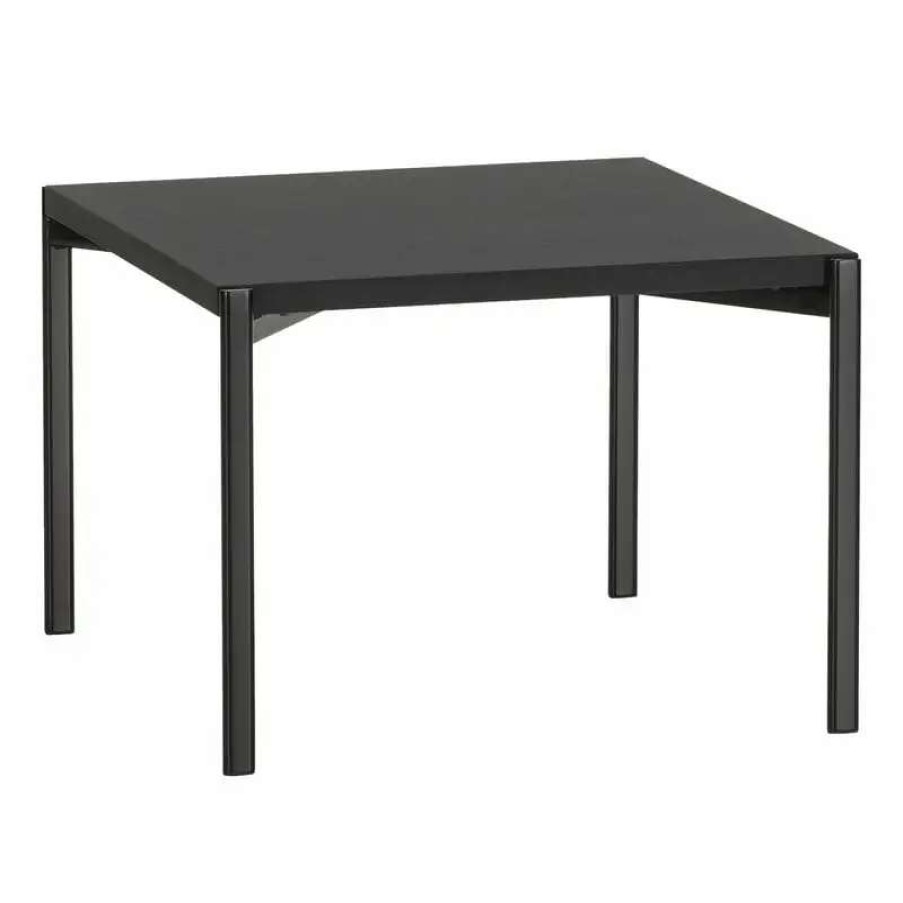 Side & End Tables * | Artek Kiki Low Table, 60 X 60 Cm, Black Black Linoleum