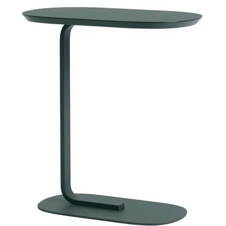 Side & End Tables * | Muuto Relate Side Table, H. 60,5 Cm, Dark Green